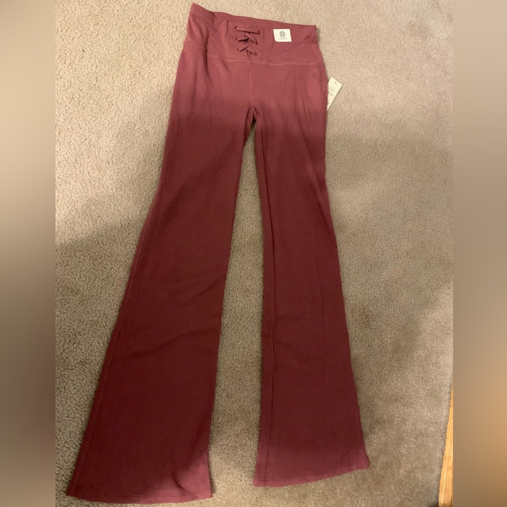 No BoundariesMaroon Flare Pants